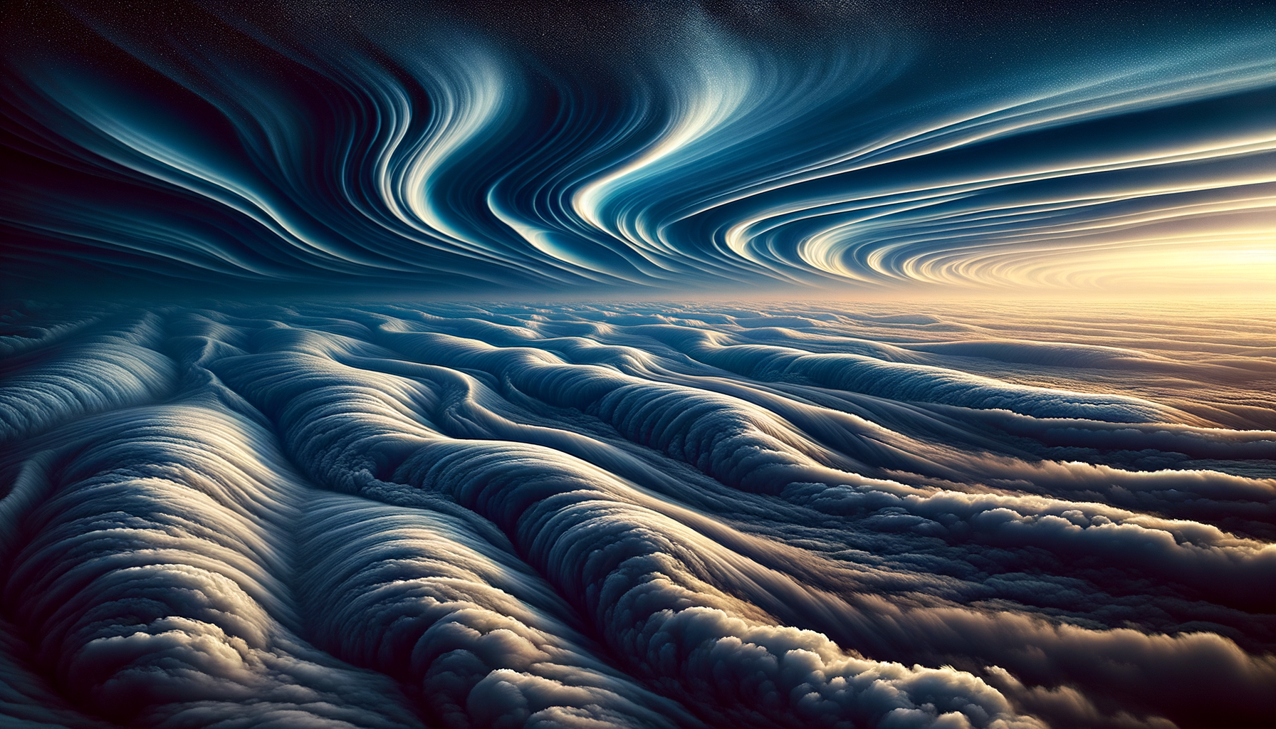 Read more about the article Erleben Sie das spektakuläre Wetterphänomen der Kelvin-Helmholtz-Wellenwolken