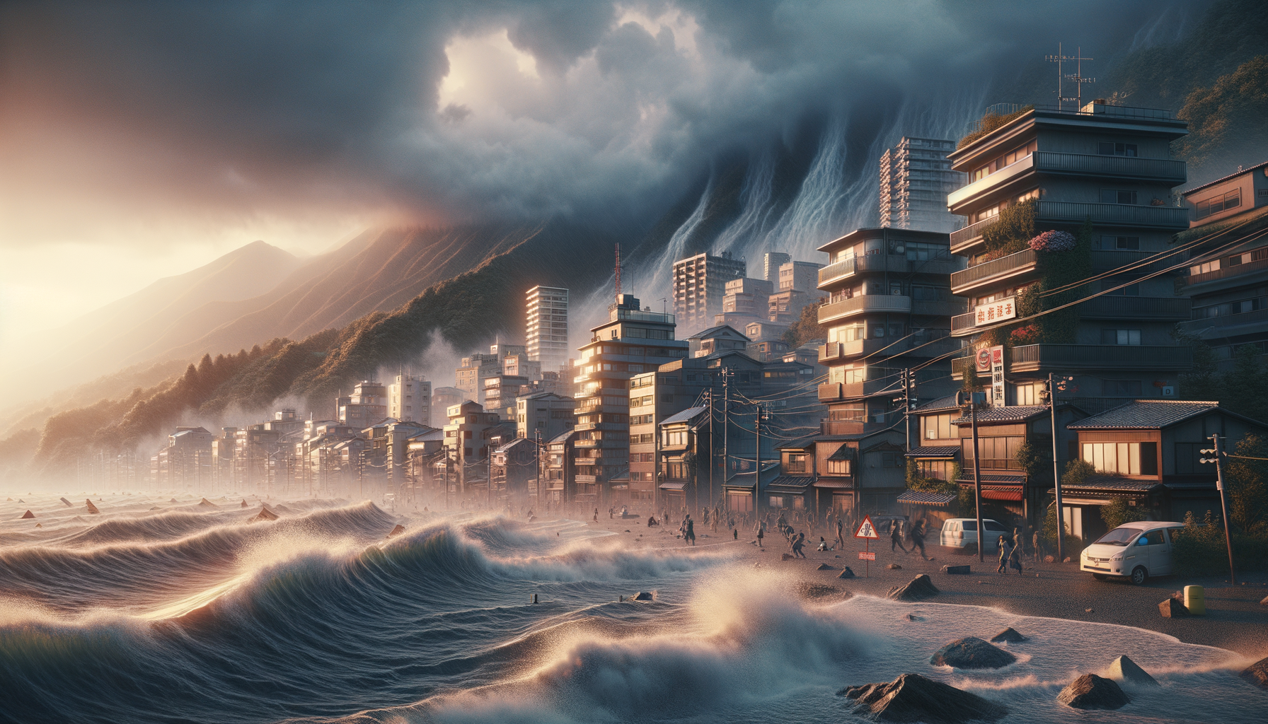 Read more about the article Schock in Japan: Erdbeben der Stärke 7,5 lösen in mehreren Präfekturen Tsunami-Alarm aus