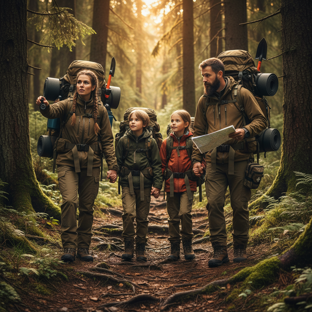 découvrez nos promenades de survie en famille pour apprendre ensemble les bases de la sécurité en pleine nature tout en s'amusant.