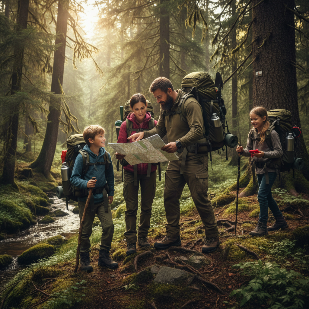 découvrez nos randonnées de survie en famille pour apprendre à maîtriser les techniques de survie tout en profitant d'une aventure nature inoubliable avec vos proches.