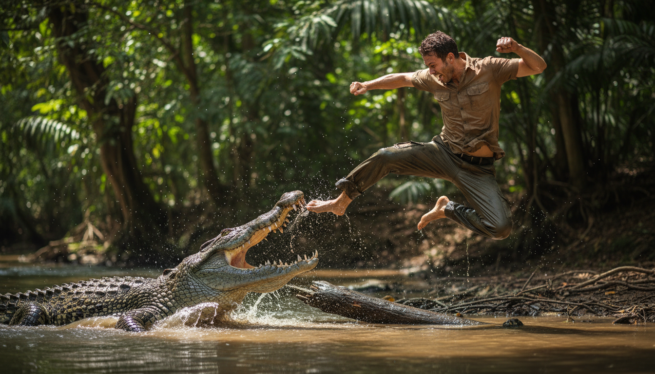 découvrez des astuces essentielles et techniques efficaces pour se libérer d'un crocodile en toute sécurité, sans risquer de perdre un bras.
