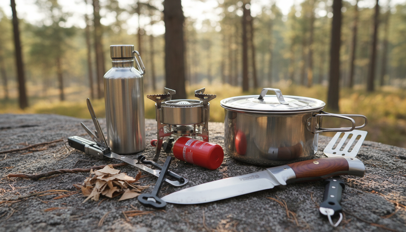 découvrez les équipements essentiels pour cuisiner efficacement en situation de survie et assurer votre alimentation en toutes circonstances.
