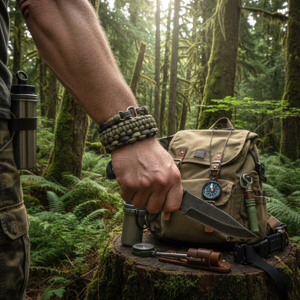 découvrez le bracelet paracorde survie, l'accessoire essentiel pour les aventuriers, alliant praticité et style pour toutes vos escapades en plein air.