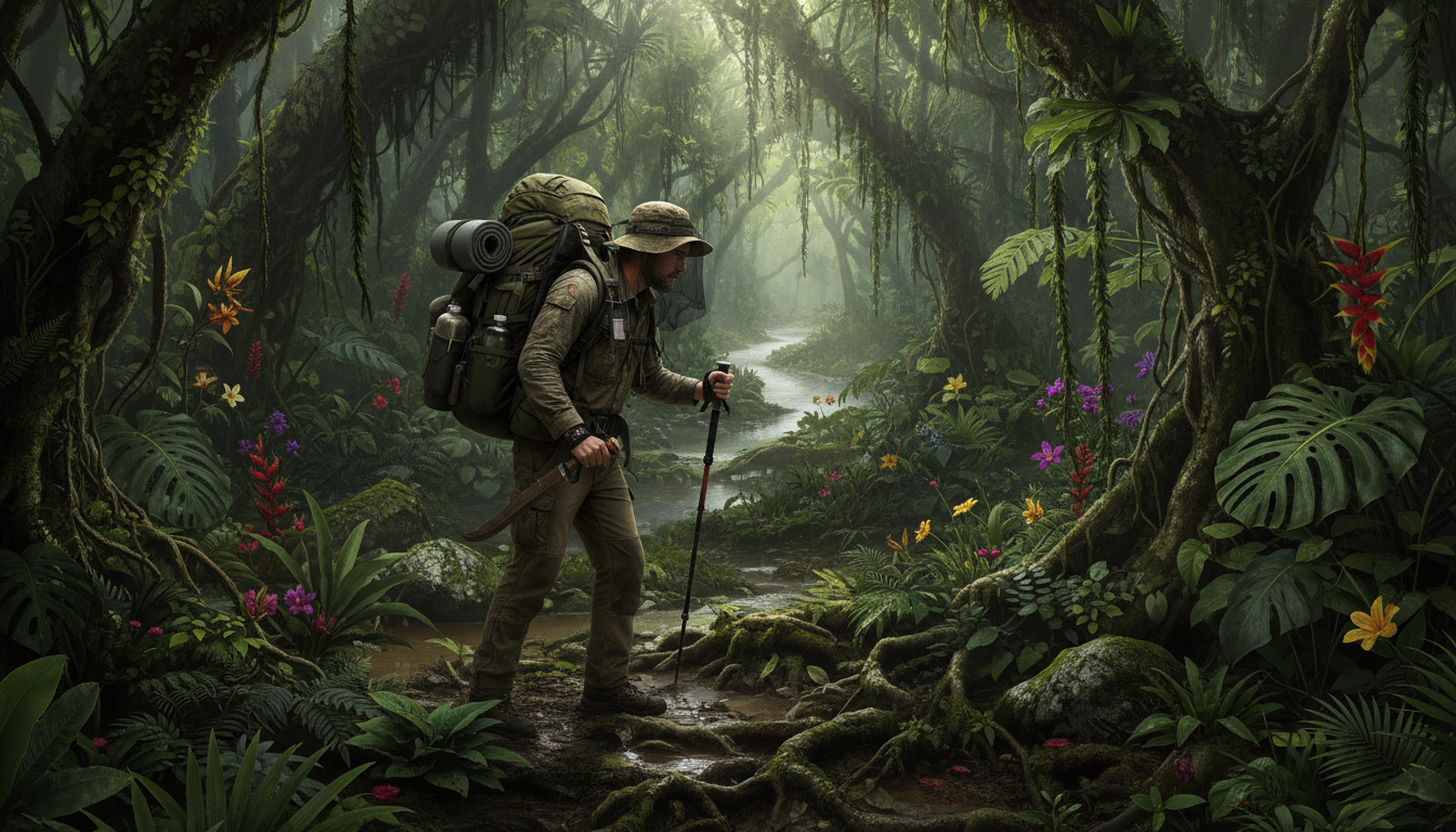 découvrez les équipements essentiels à emporter pour une expédition réussie dans la jungle et assurer votre survie en milieu hostile.