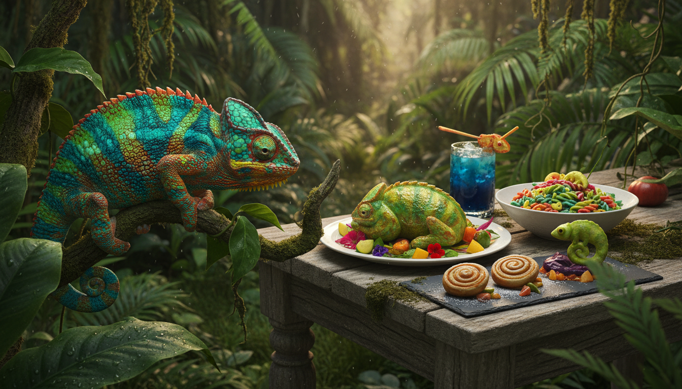 découvrez si manger un caméléon est possible, les aspects culturels et sanitaires liés à sa consommation.
