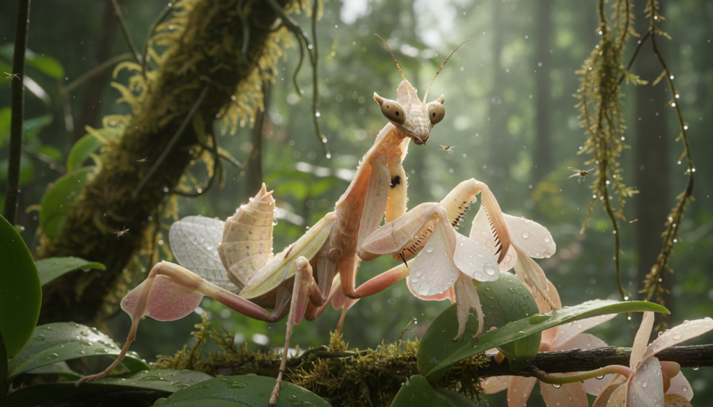 découvrez si la mante orchidée géante est comestible, ses caractéristiques et les précautions à prendre avant de la consommer.