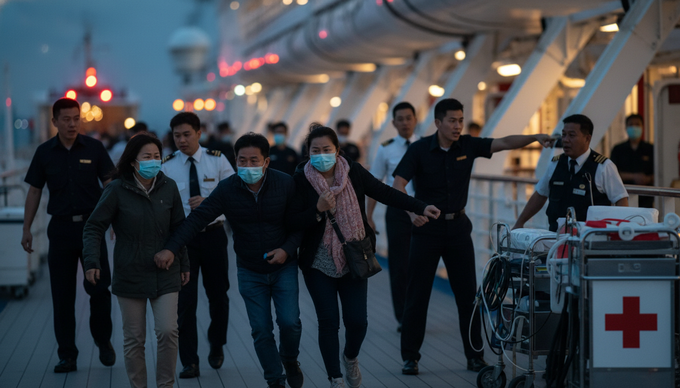 découvrez les raisons urgentes de l’évacuation des passagers d’un navire de croisière suite à une contamination par le hantavirus et les mesures de sécurité mises en place.