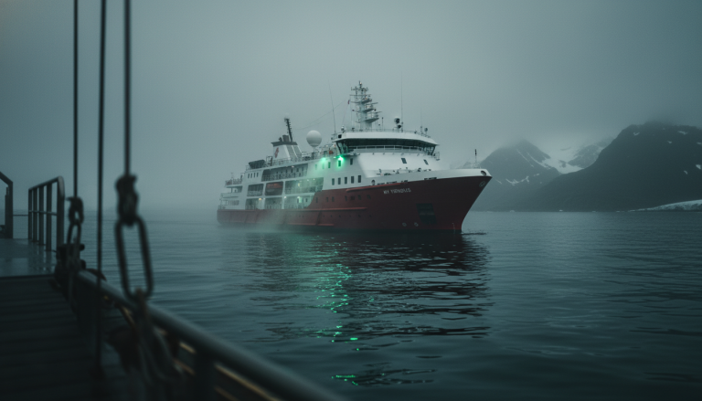 le navire mv hondius, après une désinfection complète suite à un cas de hantavirus, reprend la mer pour une nouvelle croisière en toute sécurité.